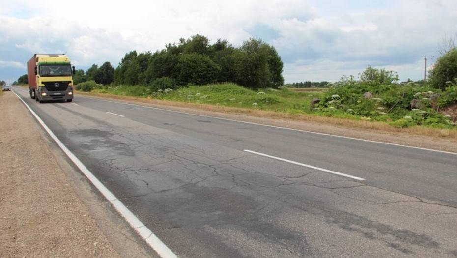 Псковскую трассу до границы с Эстонией отремонтируют до 2023 года