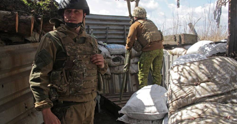 Российские наемники на Донбассе шесть раз обстреляли украинские позиции, один военный ранен
