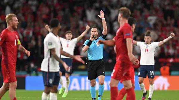 Сборная Англии впервые в истории вышла в финал чемпионата Европы по футболу
