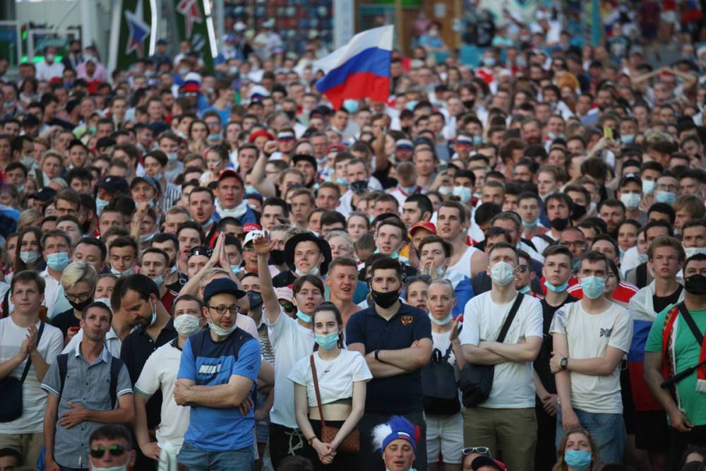 На Евро-2020 в Петербурге приехало меньше болельщиков, чем было запланировано