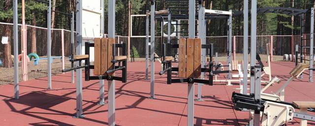 В поселке Бохан установили спортивную площадку для подготовки к сдаче норм ГТО