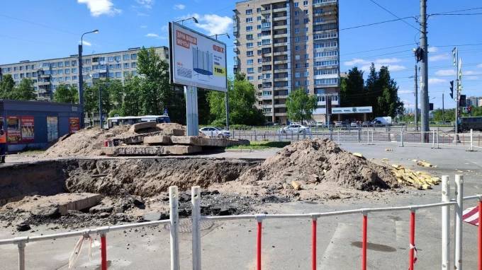 ГУП "ТЭК" начали реконструировать тепломагистраль в Невском районе