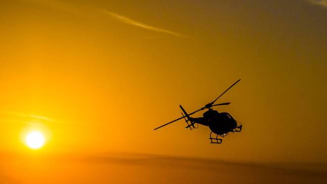 Гражданский вертолет совершил экстренную посадку в лесу Волосовского района