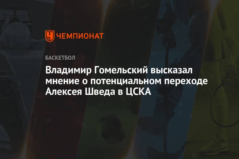 Владимир Гомельский высказал мнение о потенциальном переходе Алексея Шведа в ЦСКА