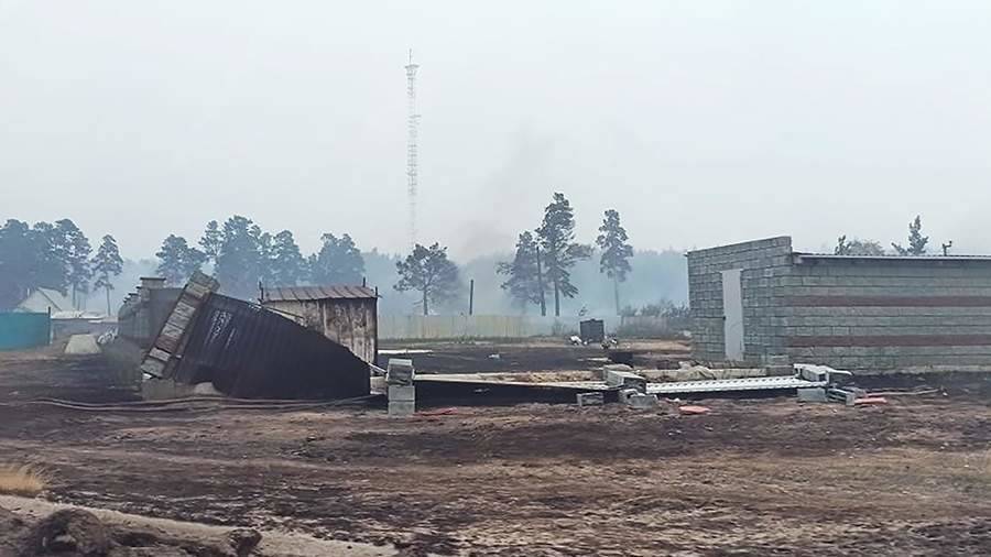 В результате пожара под Челябинском пострадали местные жители