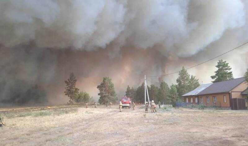 Второй поселок за день эвакуируют в Челябинской области в результате пожара