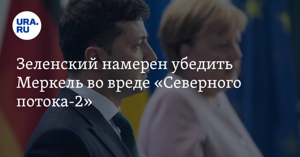 Зеленский намерен убедить Меркель во вреде «Северного потока-2»