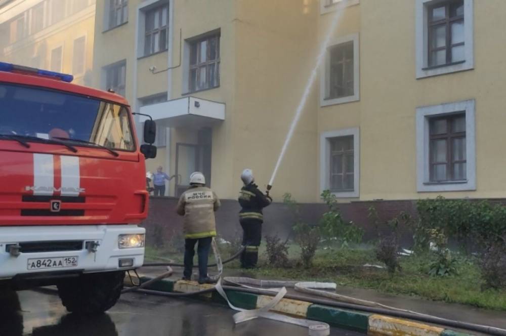 Пожар в общежитии медуниверситета в Нижнем Новгороде полностью ликвидирован