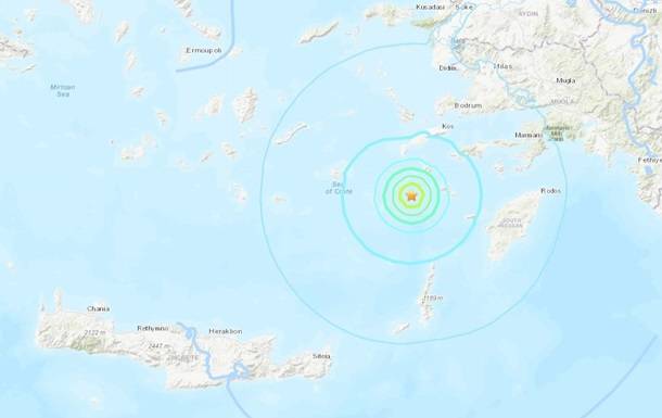 У берегов Греции произошло сильное землетрясение
