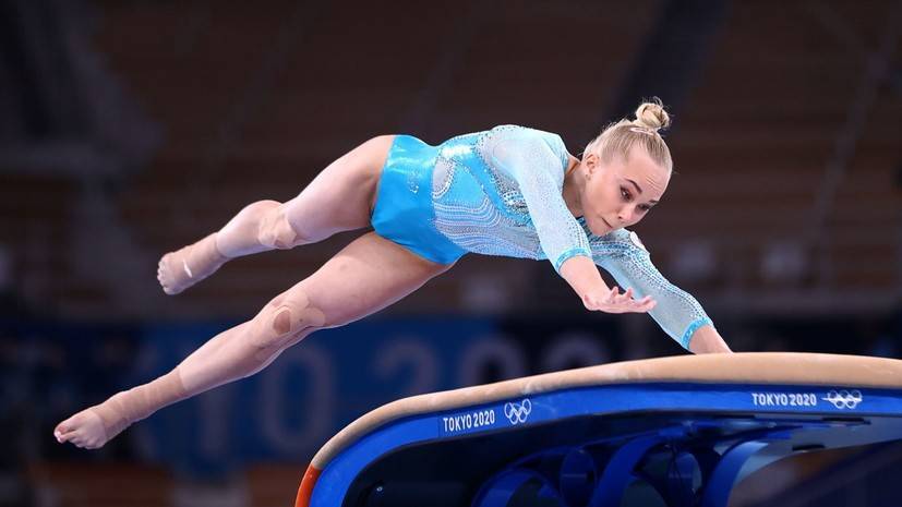 Гимнастка Мельникова стала пятой в опорном прыжке на ОИ в Токио