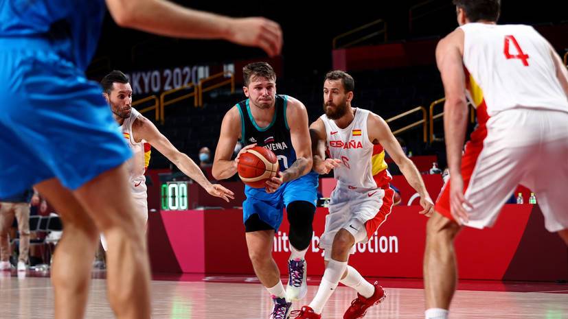 Словения победила Испанию на баскетбольном турнире ОИ