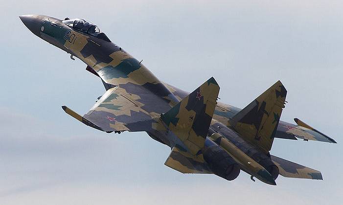 В Сети появилось фото предназначенных для египетской армии российских истребителей Су-35