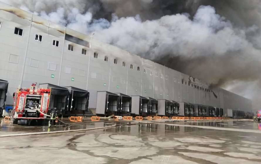 На Одесчине ликвидирован масштабный пожар на складах