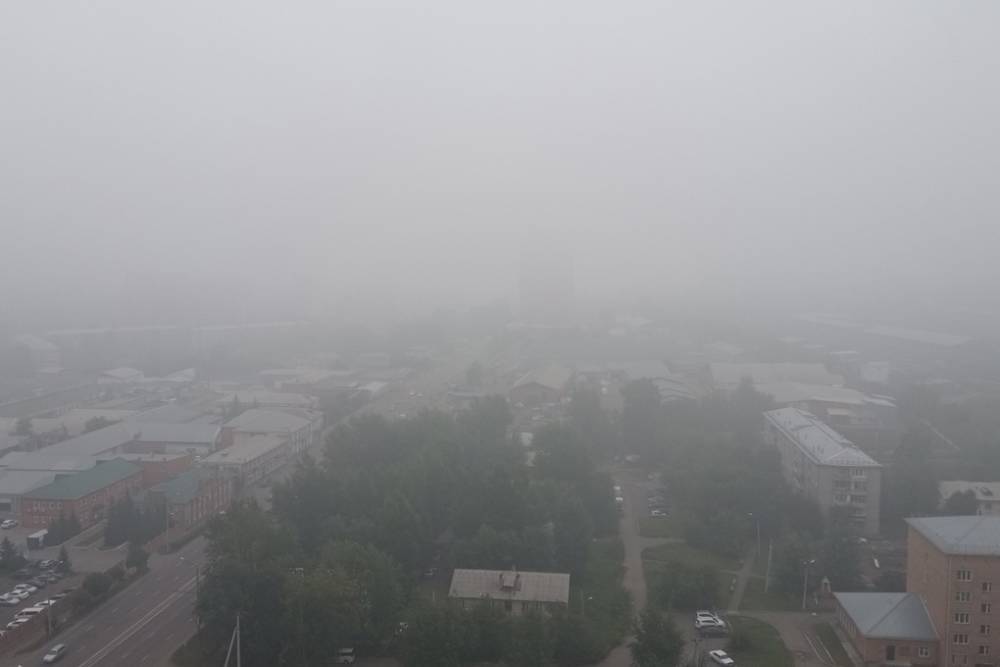 В Красноярском крае осталось 869 населенных пунктов, окутанных дымом