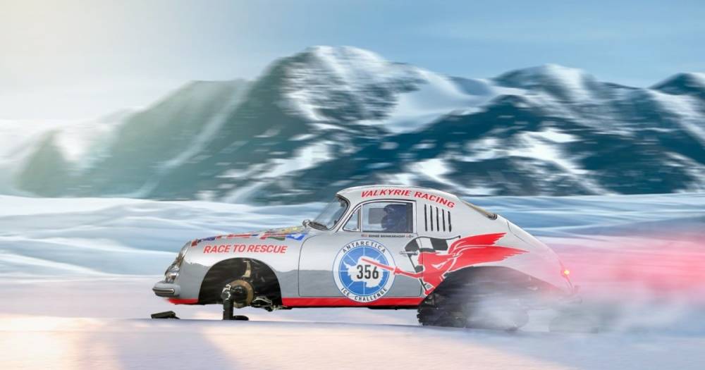 Классический Porsche 356 отправится в Антарктиду ради мирового рекорда (видео)