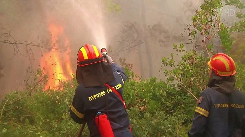 Лесные пожары бушуют на юге и юго-востоке Европы