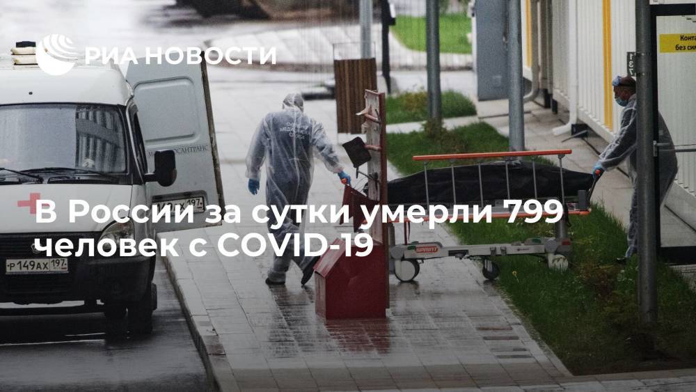 Оперштаб о 799 умерших: в России в четвертый раз повторен месячный рекорд по смертности от COVID-19