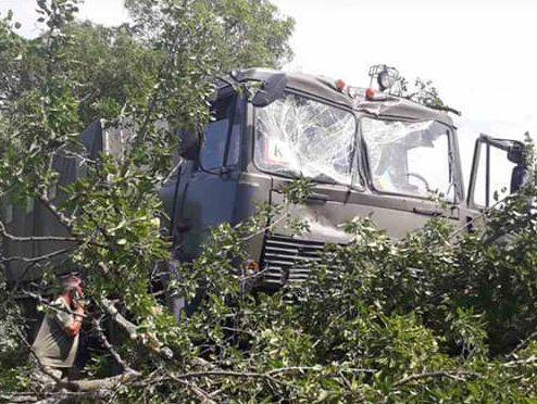 В Днепропетровской области военный грузовик протаранил «Таврию»: есть жертвы. ФОТО