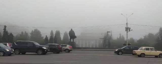 Утром 12 августа Новосибирск окутал густой туман