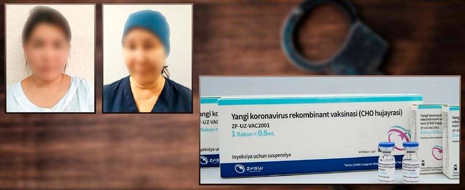 В Ташкенте задержали двух женщин, которые торговали из-под полы узбекско-китайской вакциной ZF-UZ-VAC2001