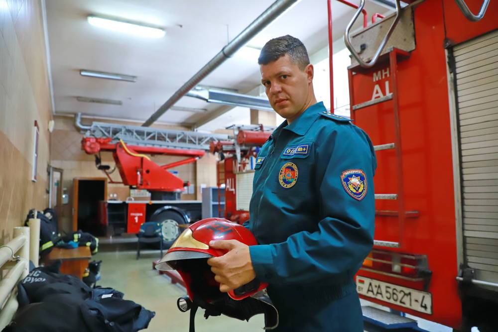 «Человек года Гродненщины», пожарный-спасатель Андрей Милейко - , о службе и жизни аварийно-спасательной части.