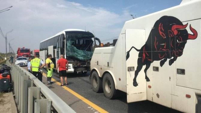 Пять человек пострадали в ДТП с автобусом в Липецкой области