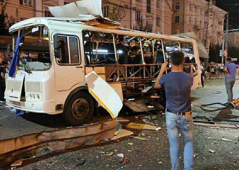 Появились новые данные о взрыве в автобусе в Воронеже