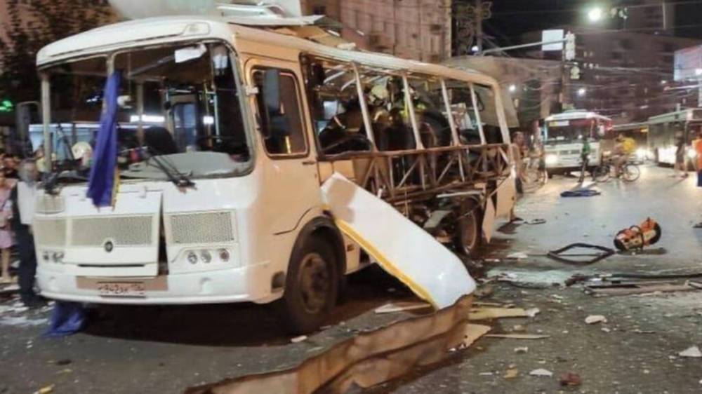 В Воронеже взорвался автобус – много пострадавших (+видео взрыва)