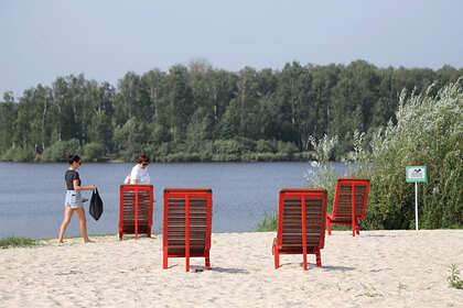 В Нижнем Новгороде открыли новый пляж с велодорожкой и зоной тихого отдыха
