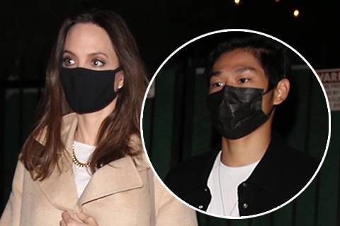 Редкий кадр: Анджелина Джоли провела вечер с сыном Паксом в Лос-Анджелесе