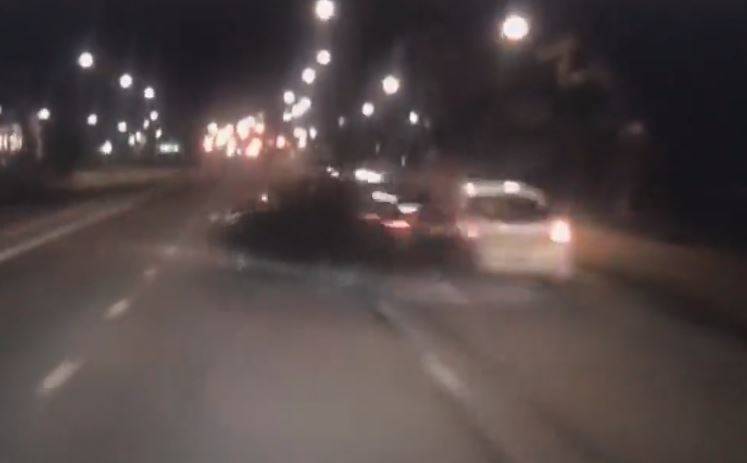 Жесткая авария в центре Липецка попала на видео