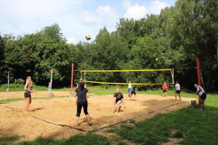 В День физкультурника в Смоленске прошли соревнования по парковому волейболу