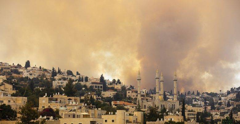 Лесные пожары вспыхнули в окрестностях Иерусалима