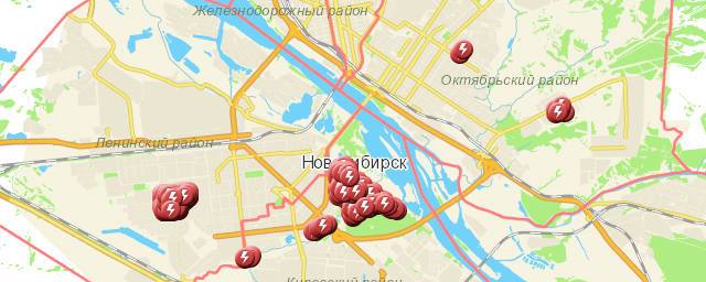 Утром 16 августа в Новосибирске остались без света почти 1300 домов