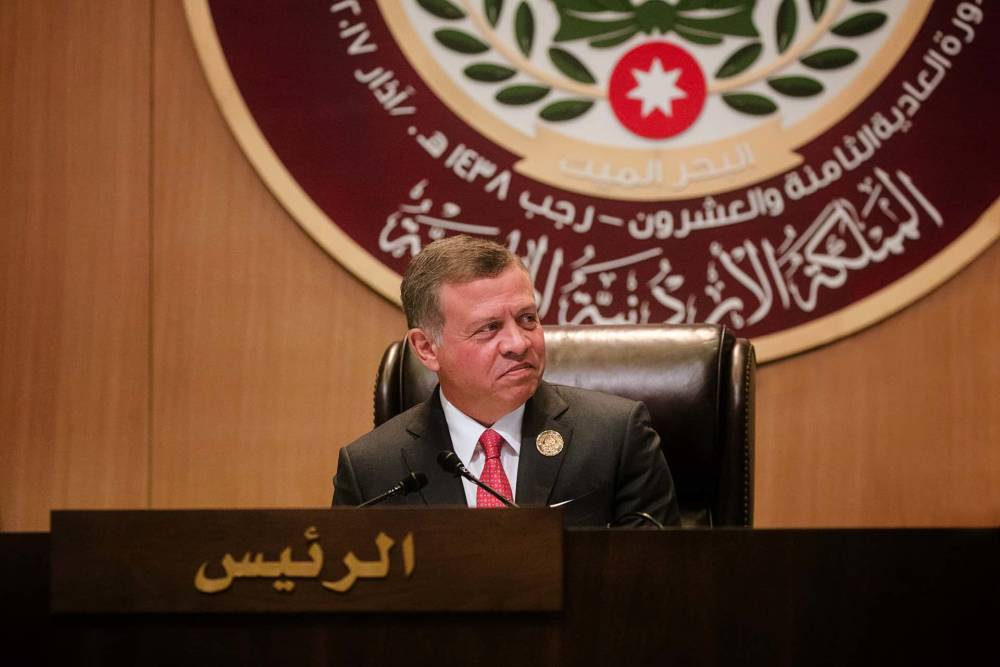 Король Иордании призвал активизировать усилия по создания палестинского государства и мира