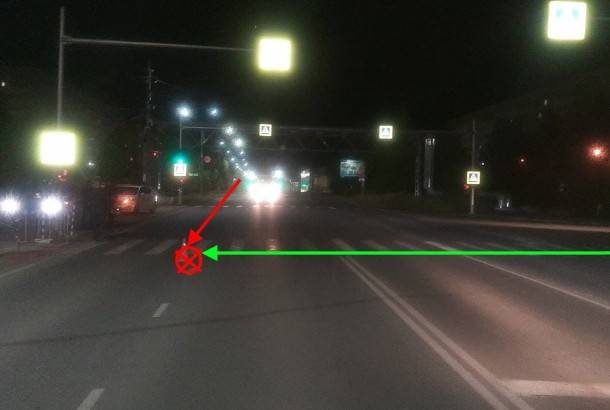 В Сыктывкаре под машину попал переходящий дорогу на красный сигнал светофора подросток