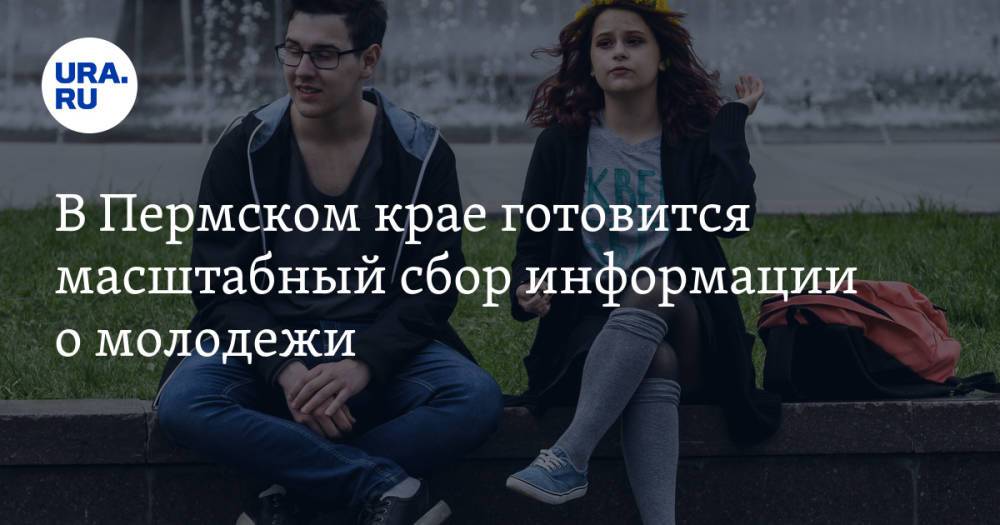 В Пермском крае готовится масштабный сбор информации о молодежи