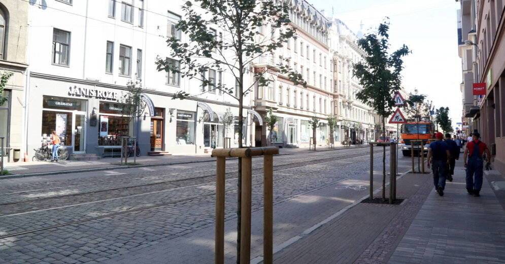 В 2022 улица Кришьяня Барона может стать улицей для пешеходов, велосипедов и скутеров