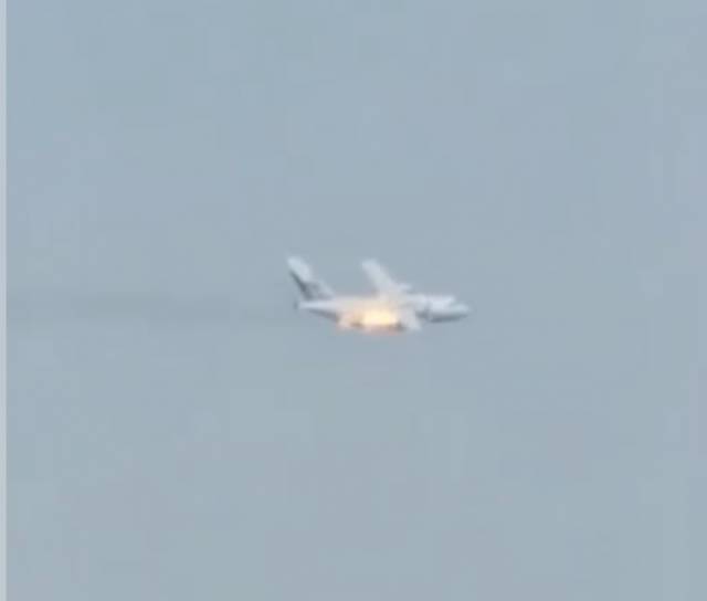Момент крушения Ил-112В в Подмосковье попал на видео