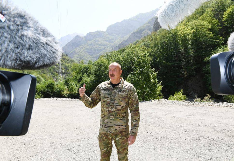 Президент Ильхам Алиев: На азербайджано-армянской границе слово за нами