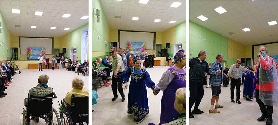 Постояльцы дома-интерната для инвалидов в Петрозаводске присоединились к хороводной акции