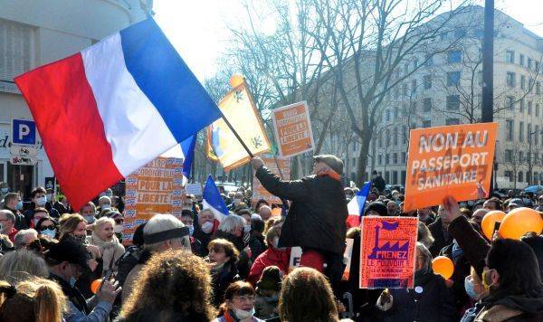 Франция последовала примеру Гобземса: антисемитская символика на массовых протестах