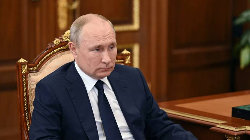 Путин провёл рабочую встречу с врио главы Мордовии