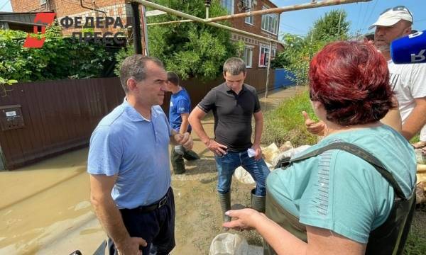 Губернатор осмотрел Кубань после потопа с вертолета