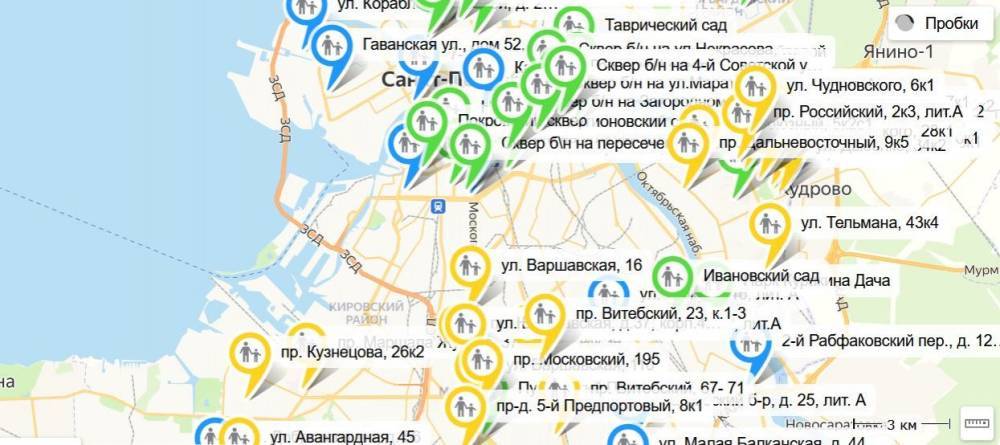 Инклюзивные детские площадки Петербурга посчитали и нанесли на интерактивную карту