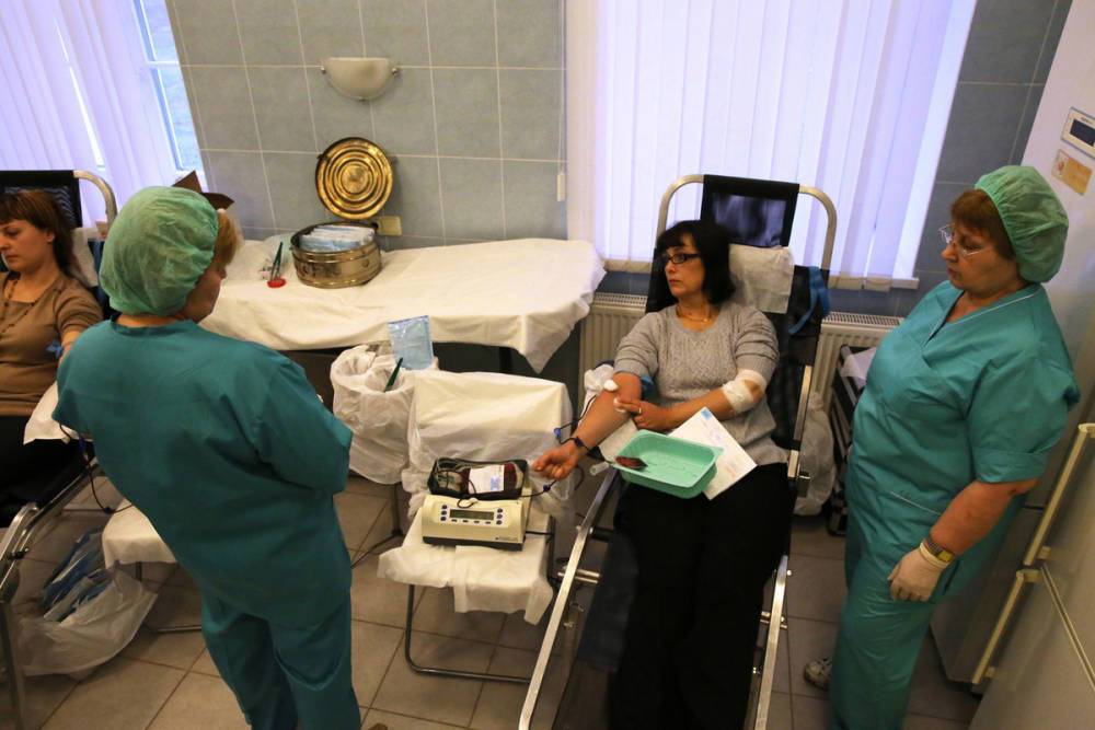 Более 100 литров крови сдали петербургские доноры за два дня