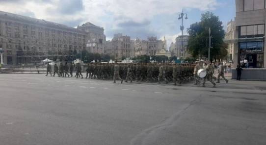 В Киеве прошла репетиция парада