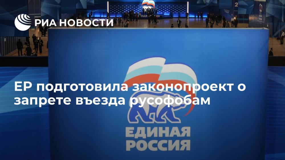 Депутаты "Единой России" подготовили законопроект, запрещающий въезд русофобам в страну