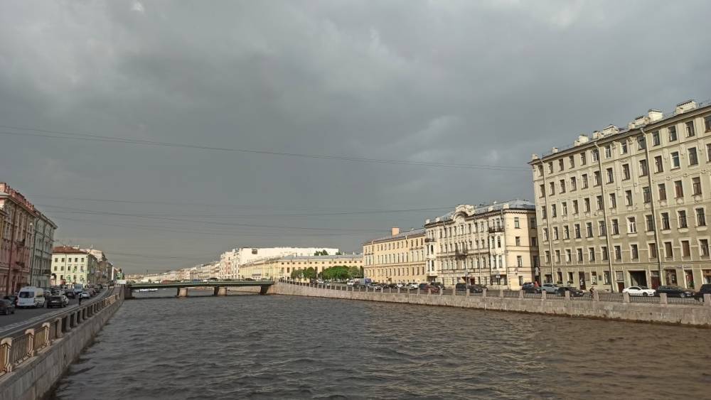 МЧС предупредило петербуржцев о надвигающейся дождевой туче