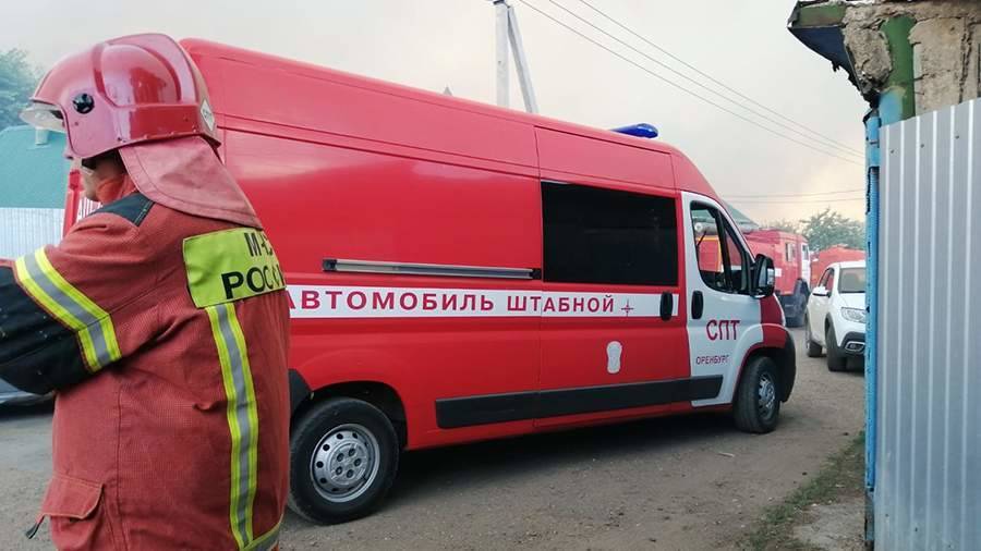 Лесной пожар в районе СНТ «Урал» в Оренбурге локализовали